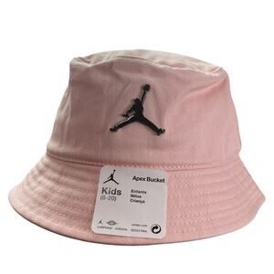 Jordan Girls Boys bucket hat Pink size 8/20 Kids Hat Unisex New NWT